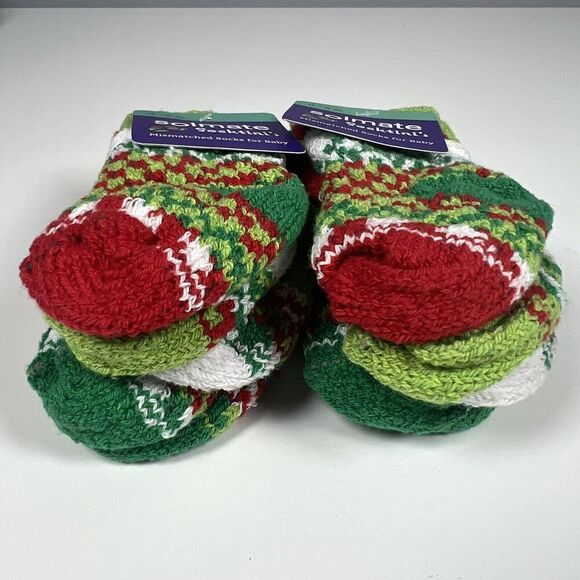 Solmate Mismatched Socks for Baby XS 0-6 Months Socktinis Humbug 5 Pair - Picture 4 of 6